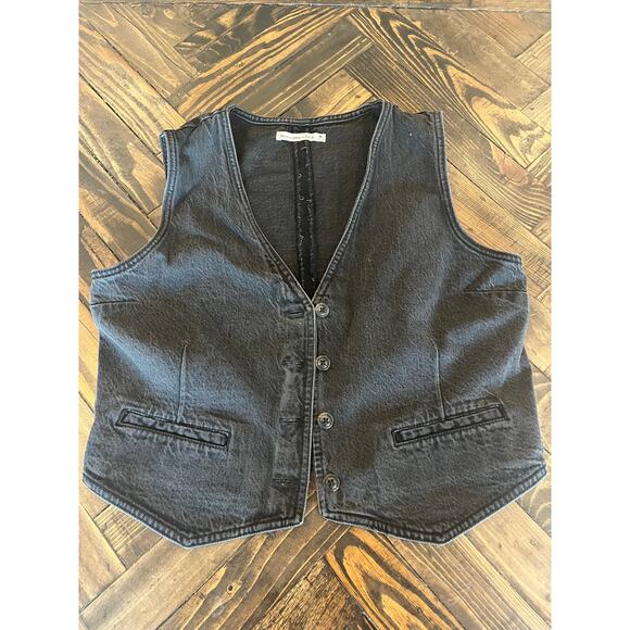 Abercrombie & Fitch Denim Vest - Picture 1 of 9